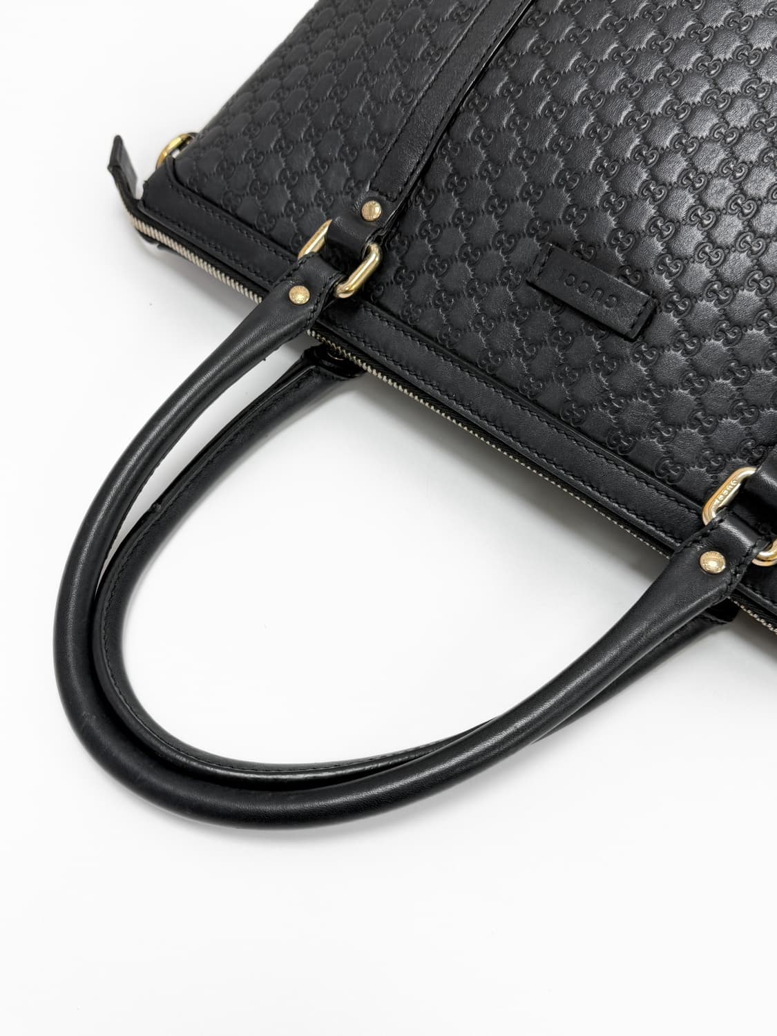 구찌 마이크로 시마 레더 토트백 상품이미지3