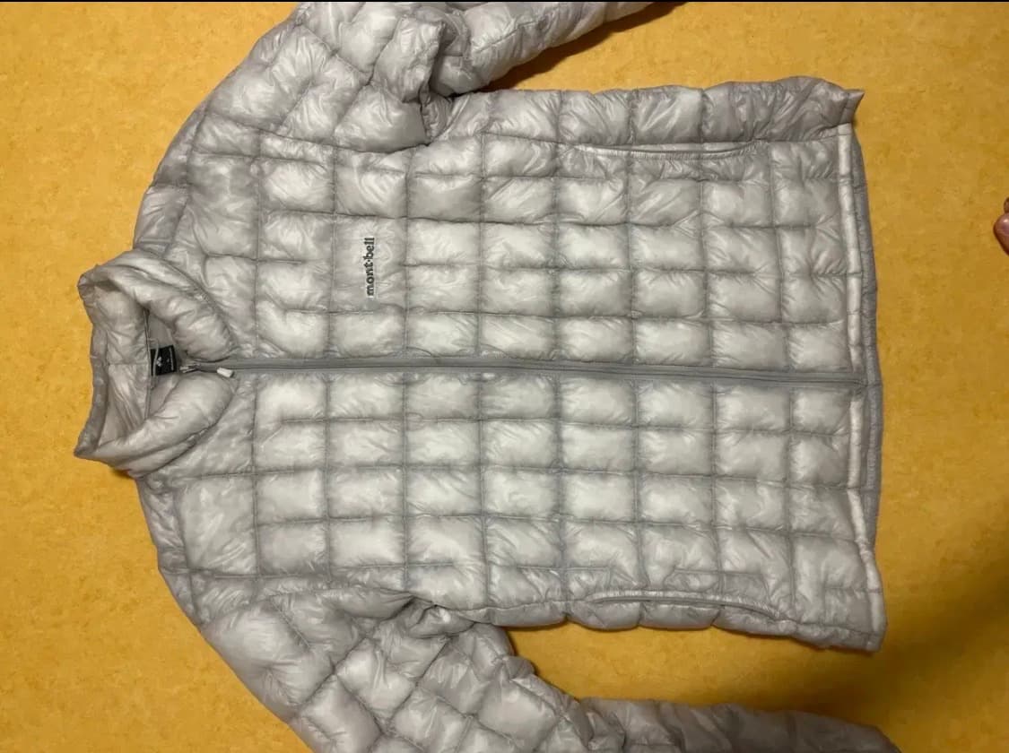 몽벨 플라즈마 1000 다운 자켓 라이트 실버 상품이미지1