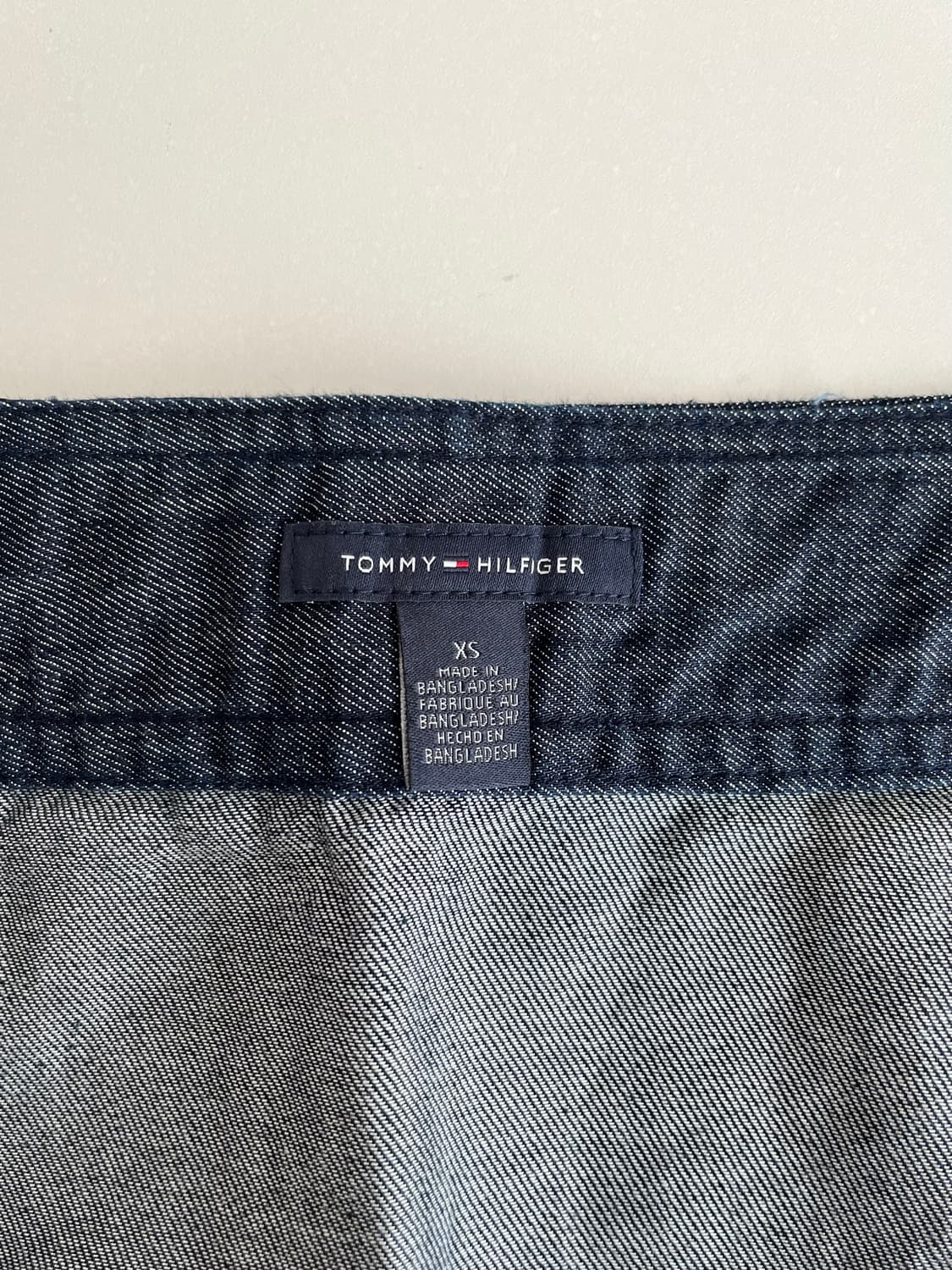 XS) 타미힐피거 데님 랩스커트 상품이미지4