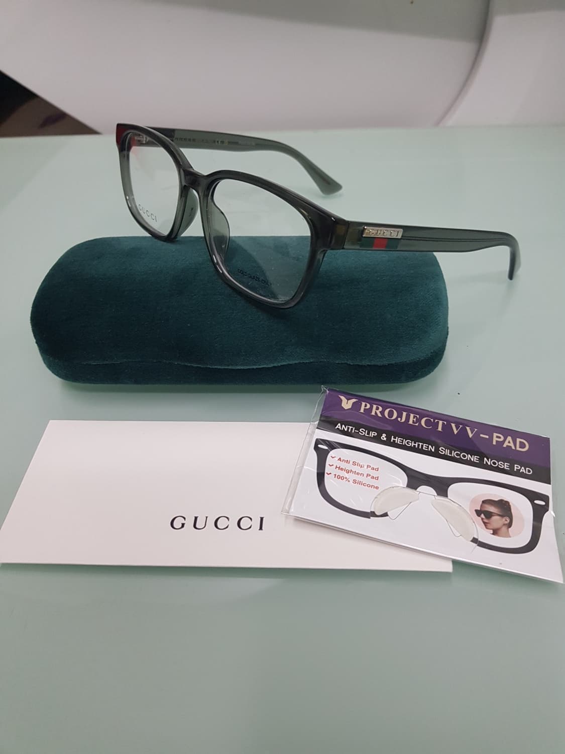 남성분추천)구찌 클리어명품안경테(새상품 풀구성) 상품이미지3