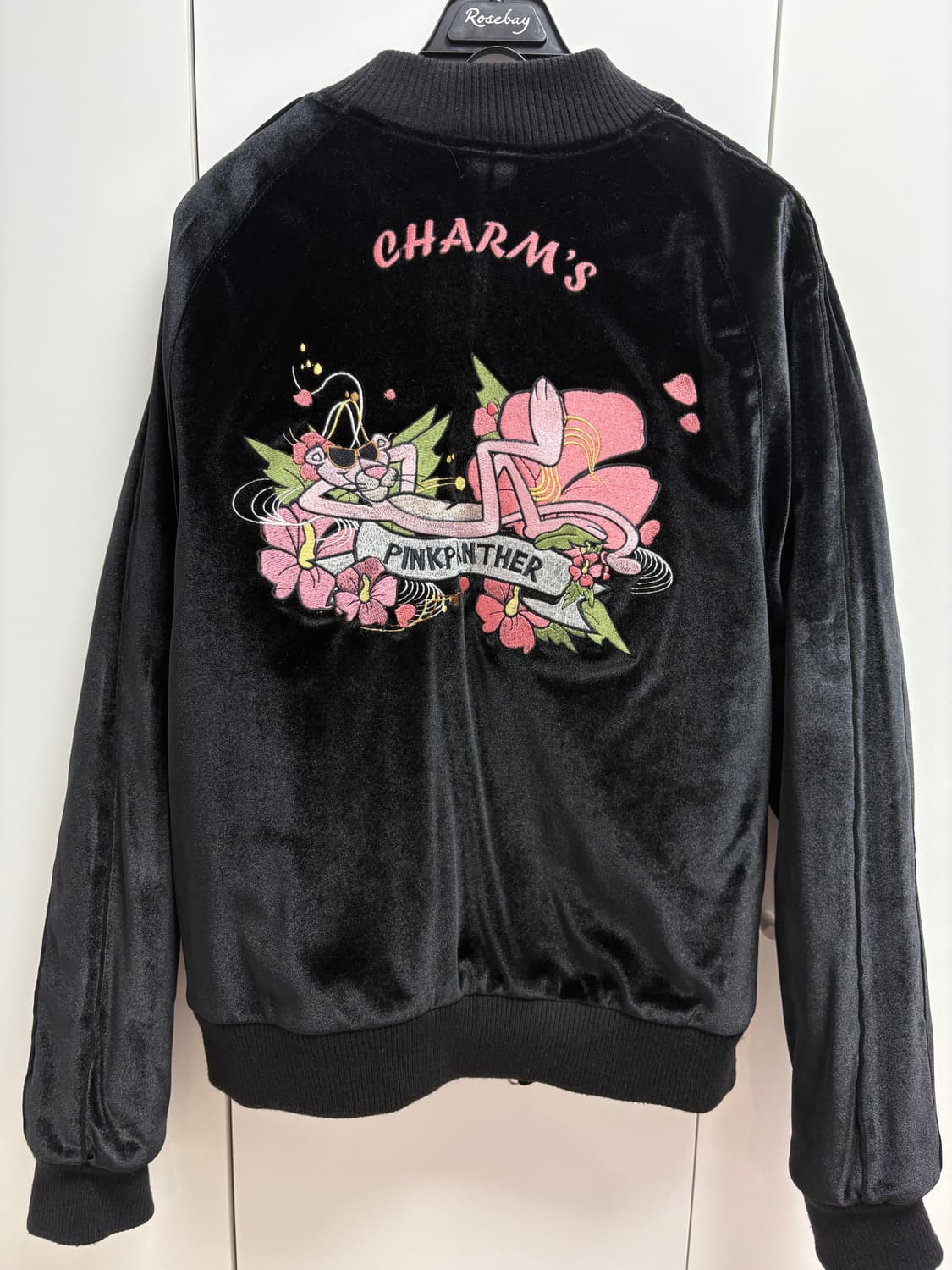 참스 핑크팬더 콜라보 벨벳 스카잔 남녀공용 상품이미지2