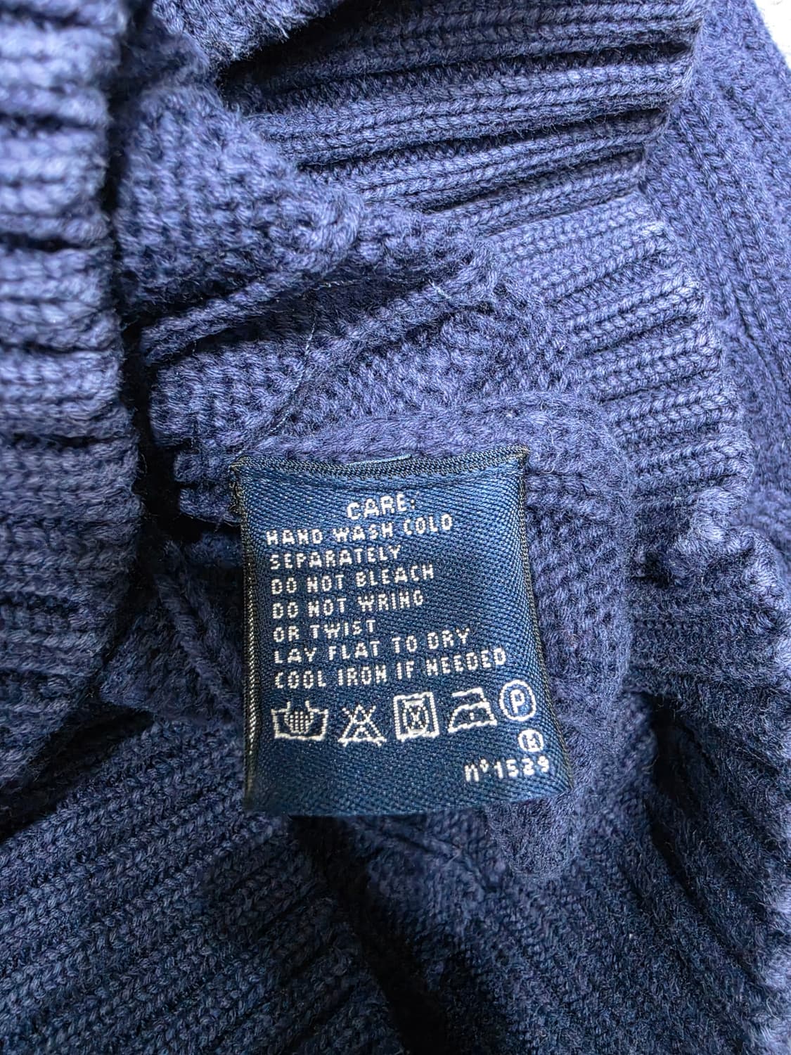 폴로 랄프로렌 스포츠 케이블 꽈배기 브이넥 니트 XL 상품이미지5