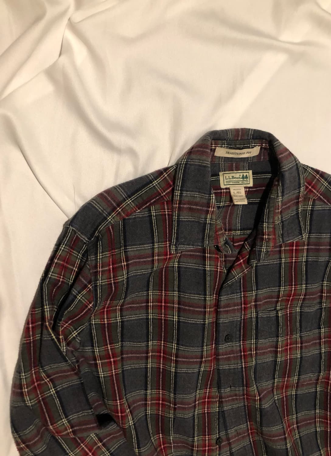LL.Bean 엘엘빈 플란넬 체크 셔츠 상품이미지2
