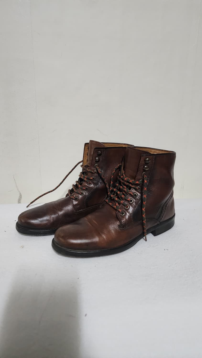 자라 빈티지 가죽 워커 부츠 상품이미지1