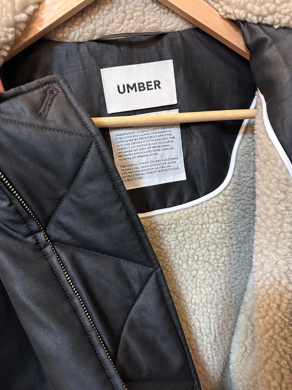 UMBER 엄버 양털 무스탕 자켓 상품이미지6