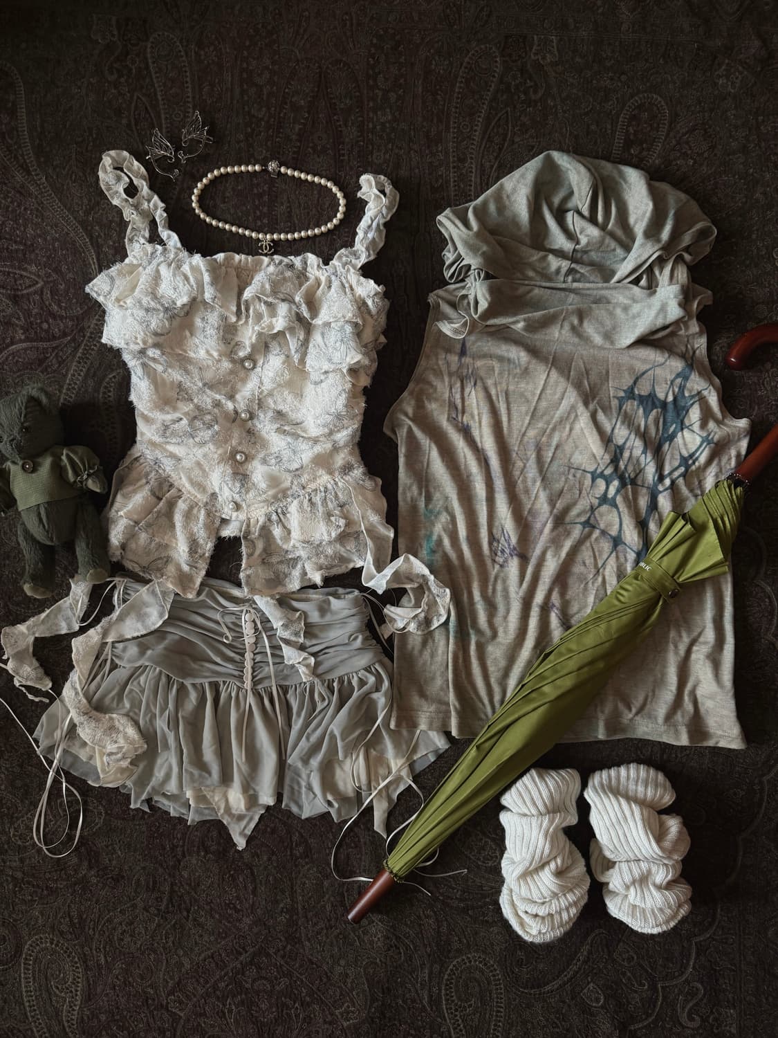 레이어드 화이트 탑  상품이미지1