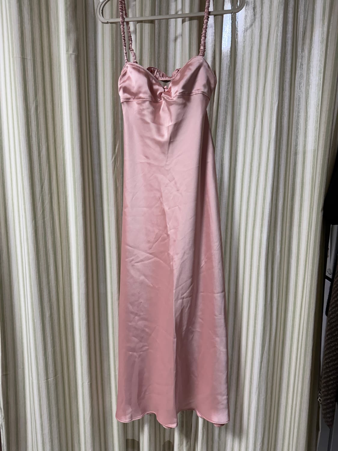 ZARA 자란 새틴 롱 원피스 상품이미지1