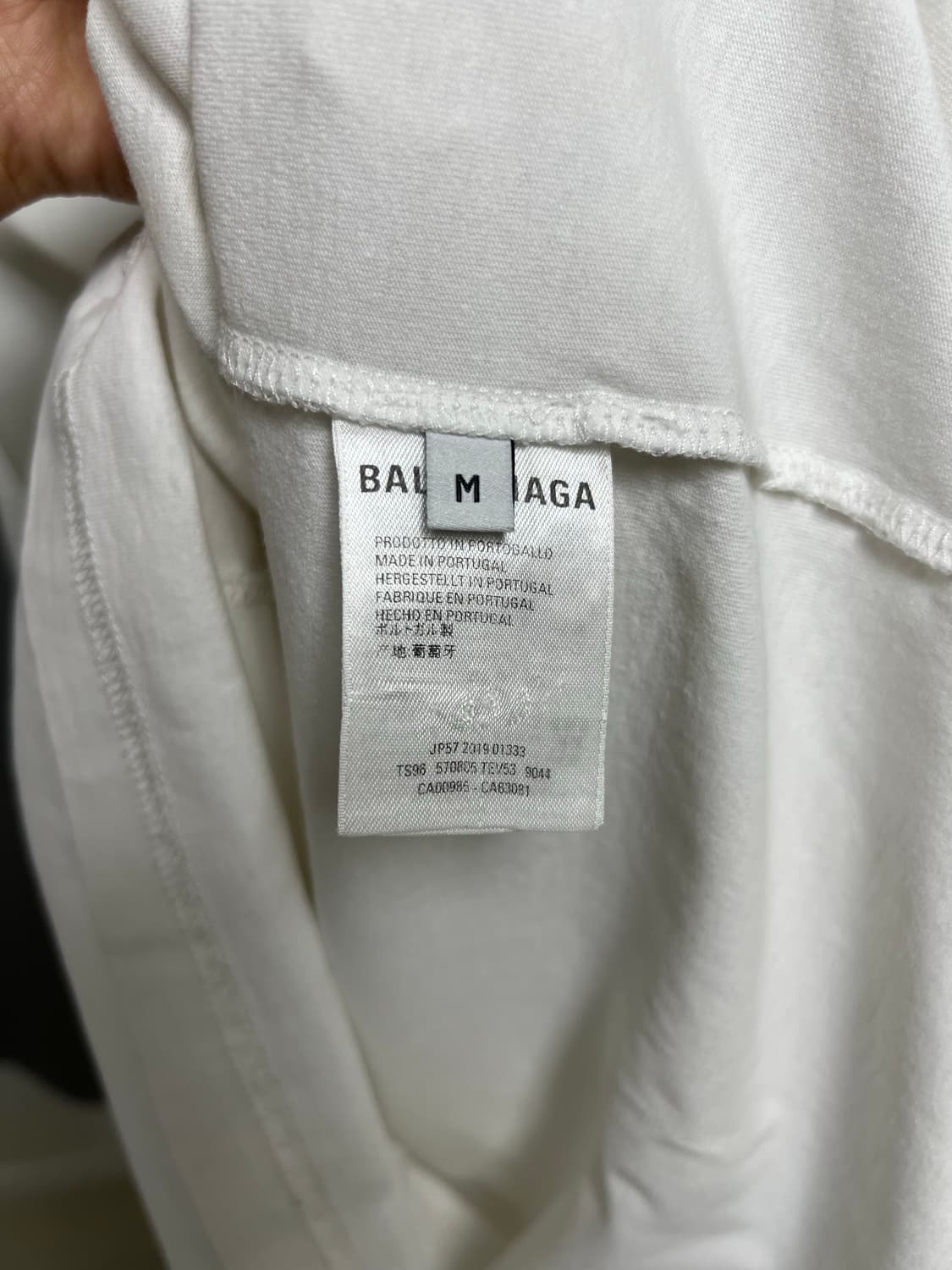 [정품] 발렌시아가 월계수 레인보우 반팔티 M (100-105) 상품이미지4