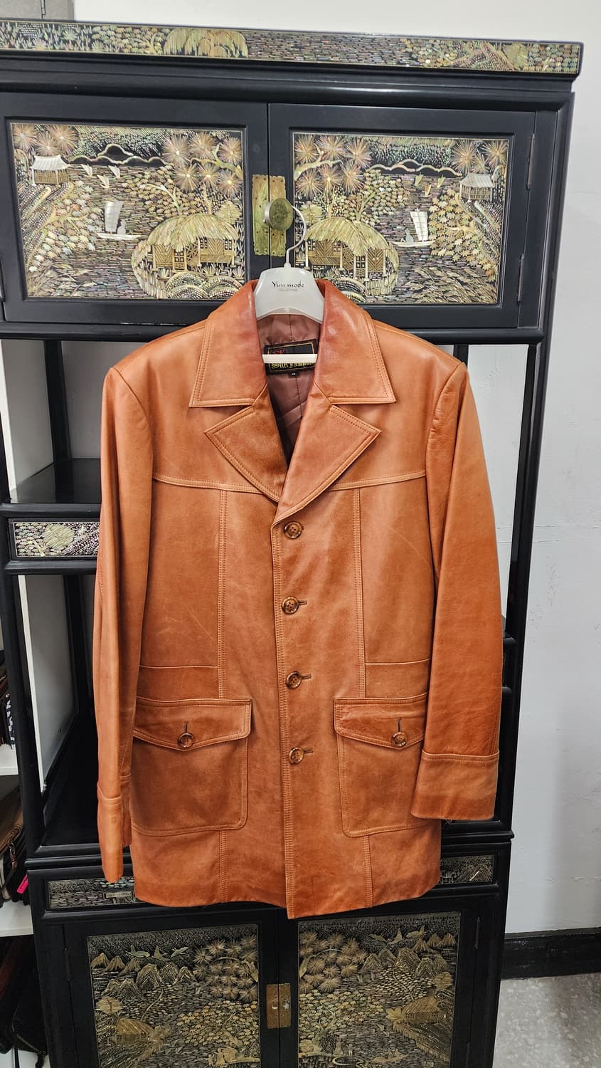 빈티지 가죽 자켓 상품이미지1