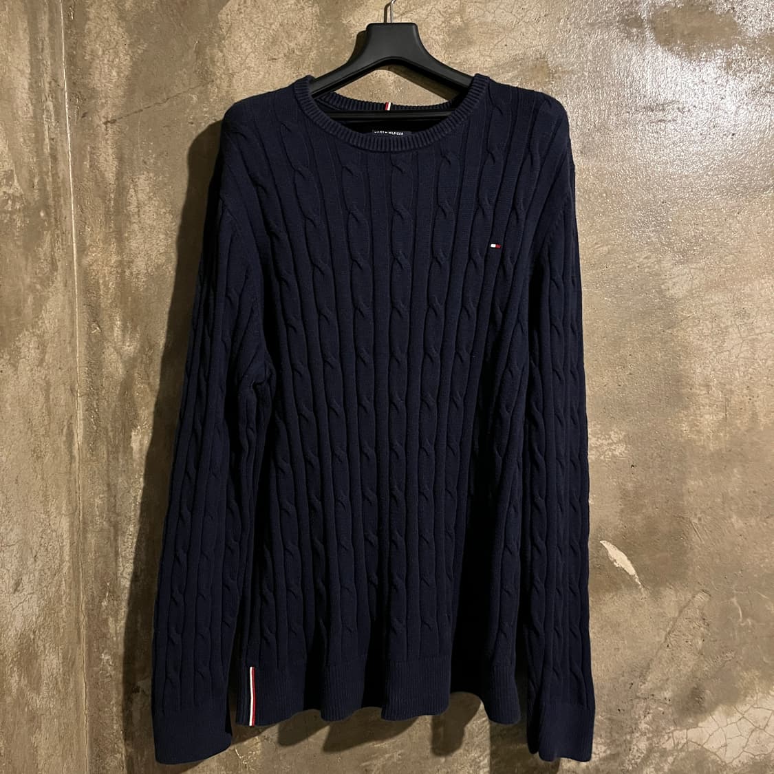 타미힐피거 케이블 니트 네이비 상품이미지5