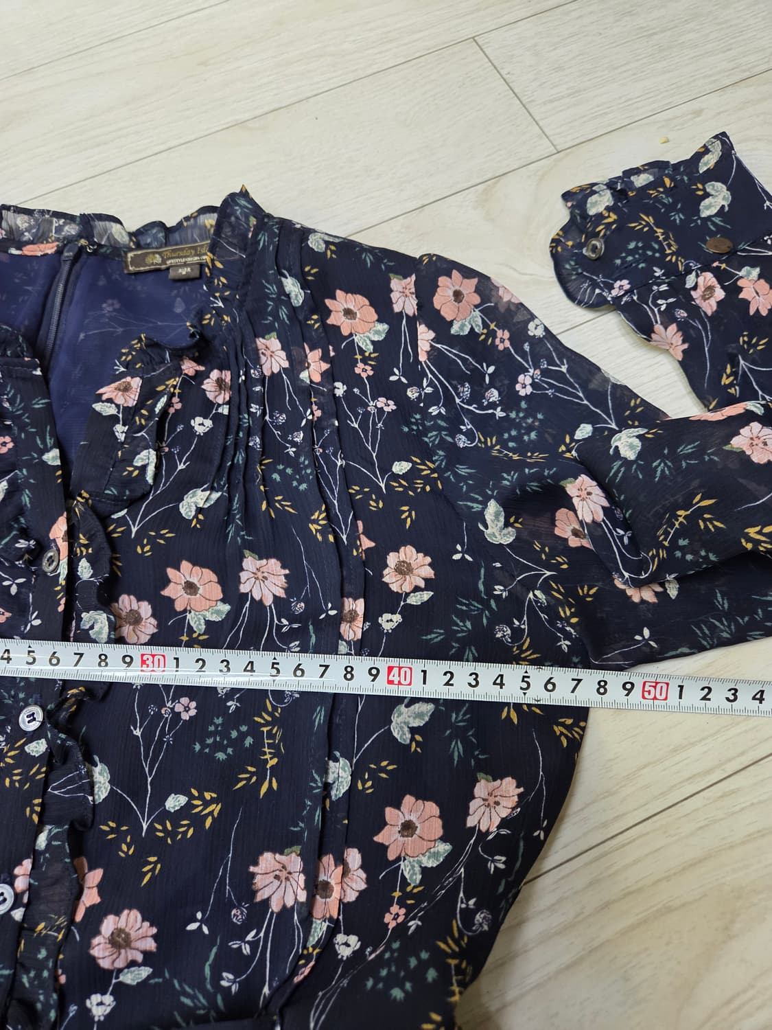 상태좋은 써스데이아일랜드 플라워 원피스  상품이미지8