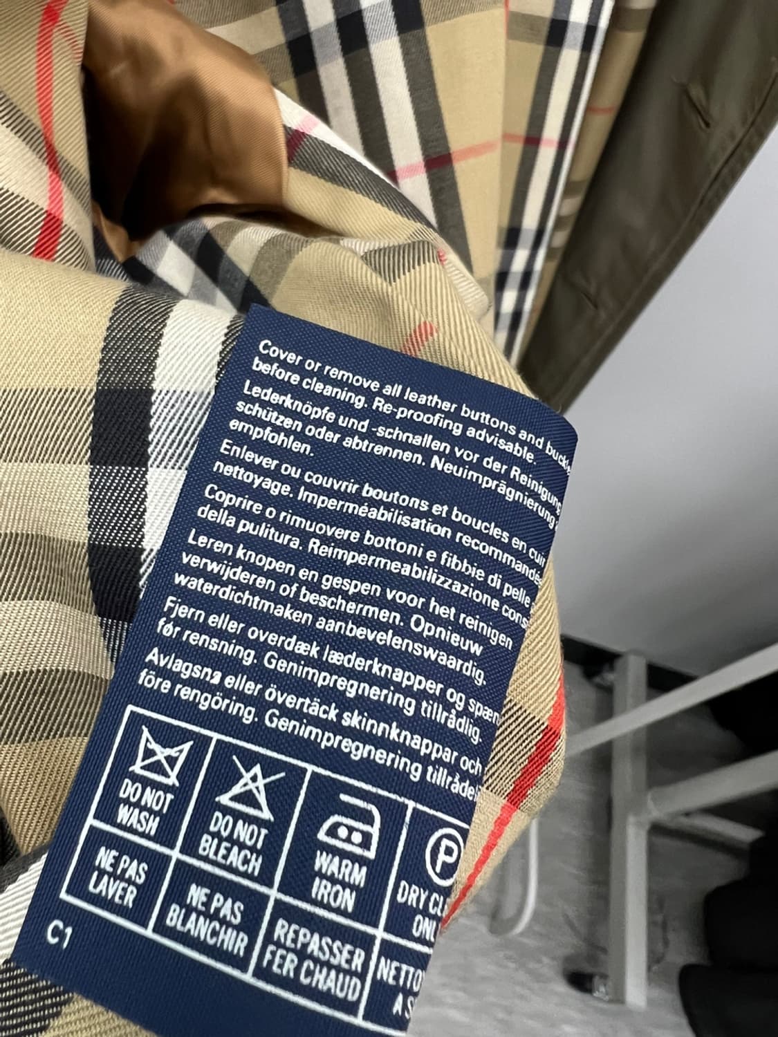 105) 버버리 오버 맥코트 상품이미지8