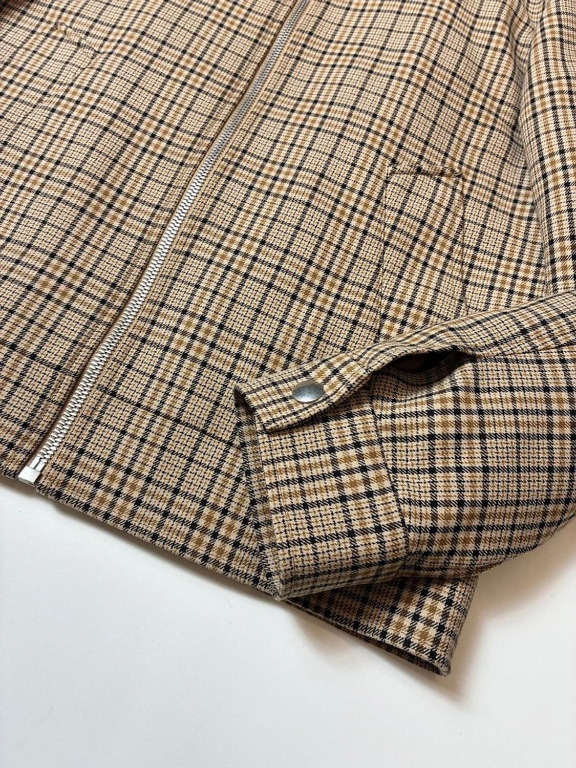 산드로 옴므 체크 블루종 자켓 PN8178 상품이미지3