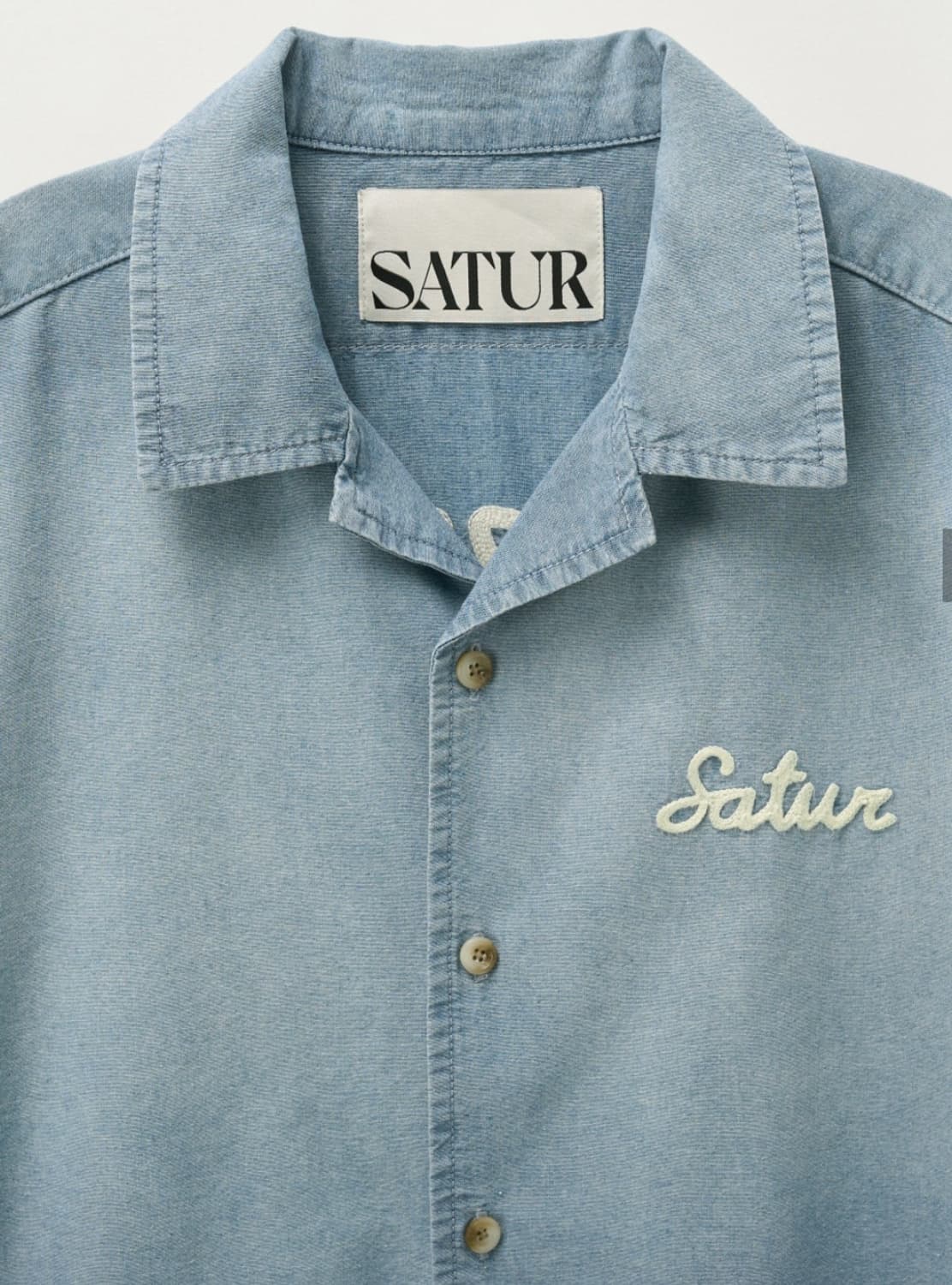 세터 Satur 본 보야지 데님 셔츠 [박규영 착용] 상품이미지5