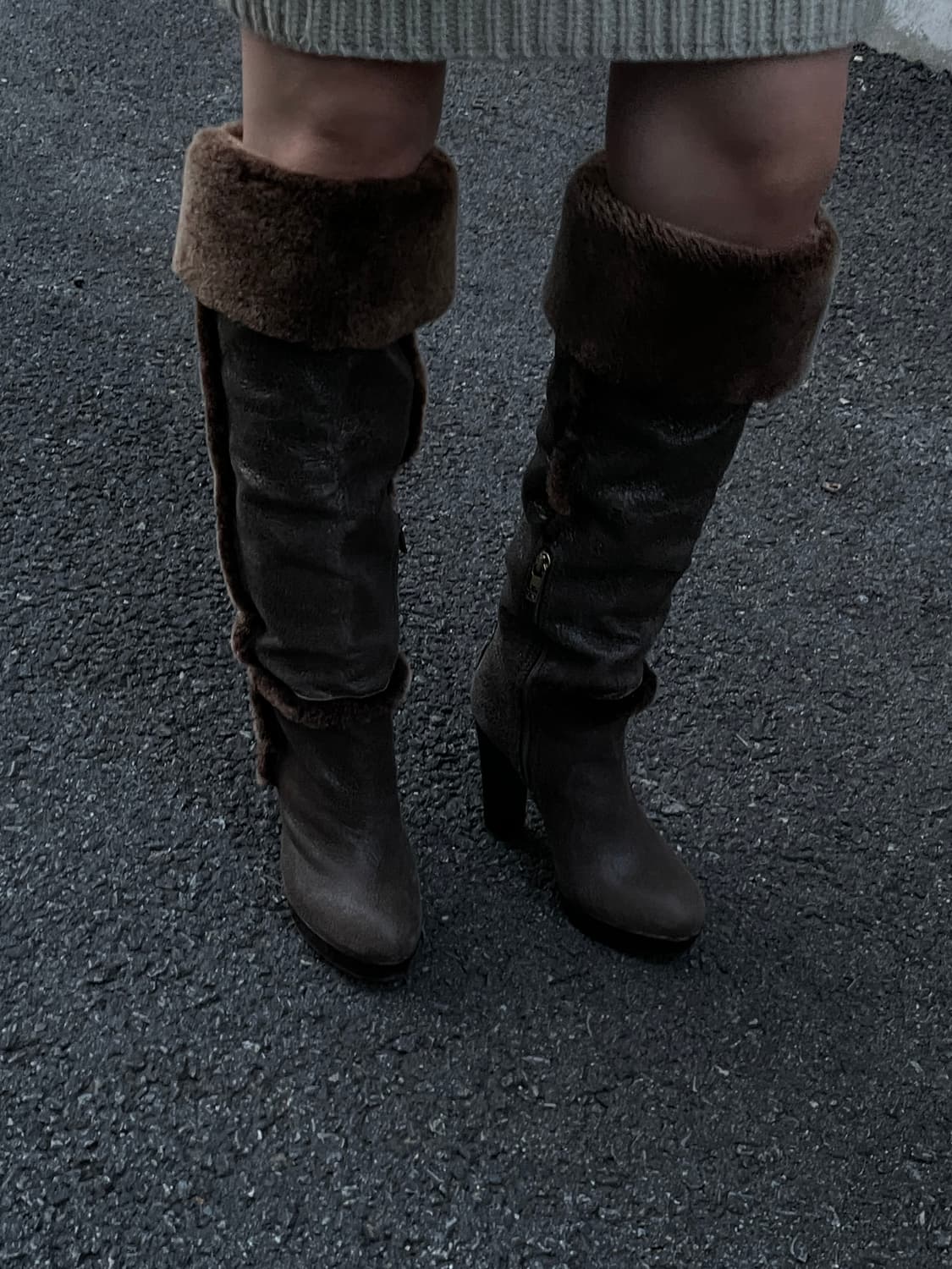 토리버치 시어링 롱부츠 상품이미지4