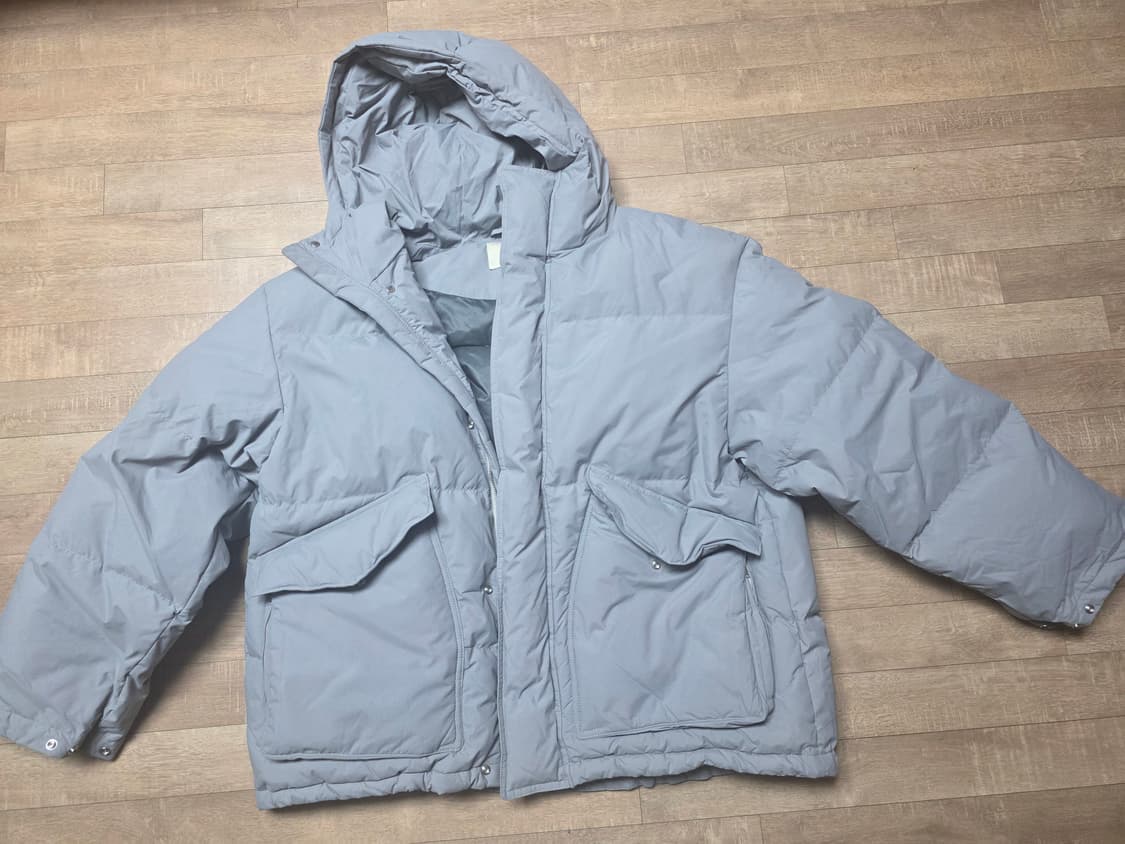 포터리 러스틱 푸퍼 패딩 라이트그레이 3사이즈 상품이미지2