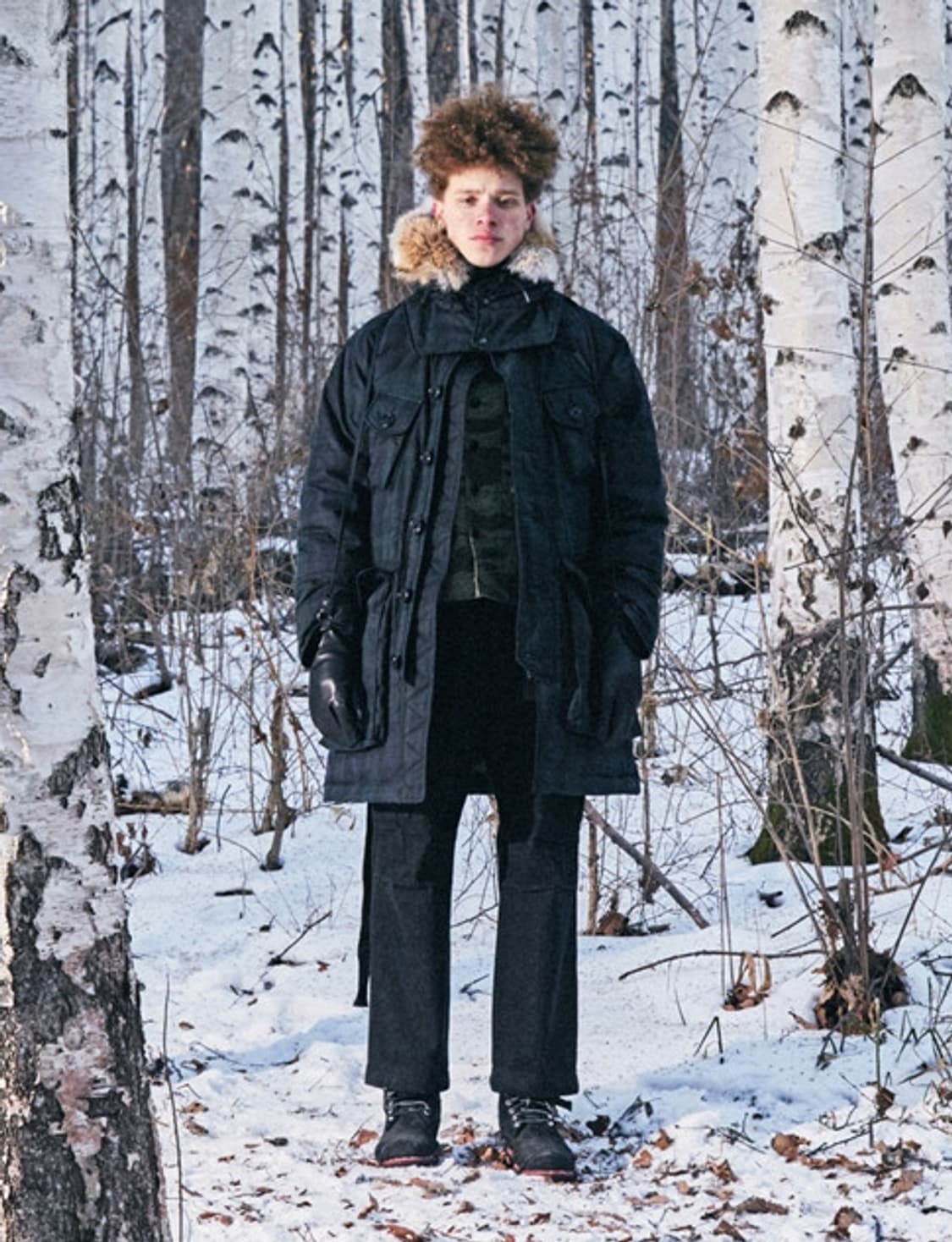 이스트로그 ECW 구스다운파카 블랙워치 M 상품이미지8