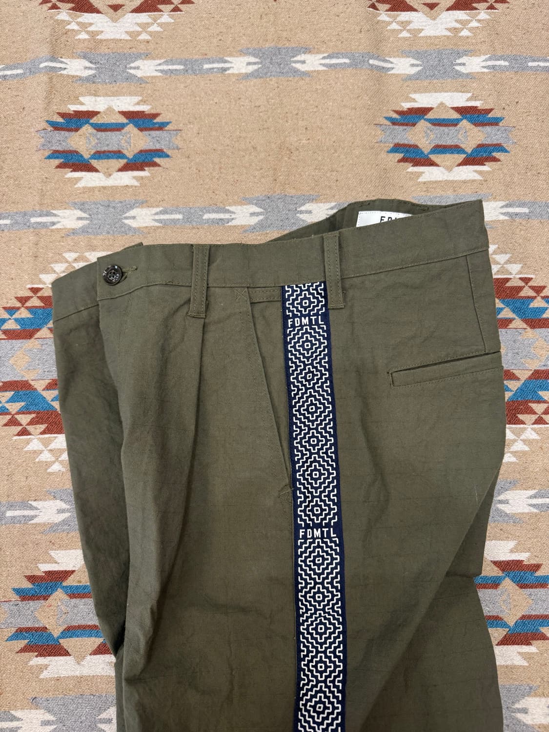 [30] FDMTL 펀드멘탈 립스탑 원턱 테이퍼드 팬츠  상품이미지8