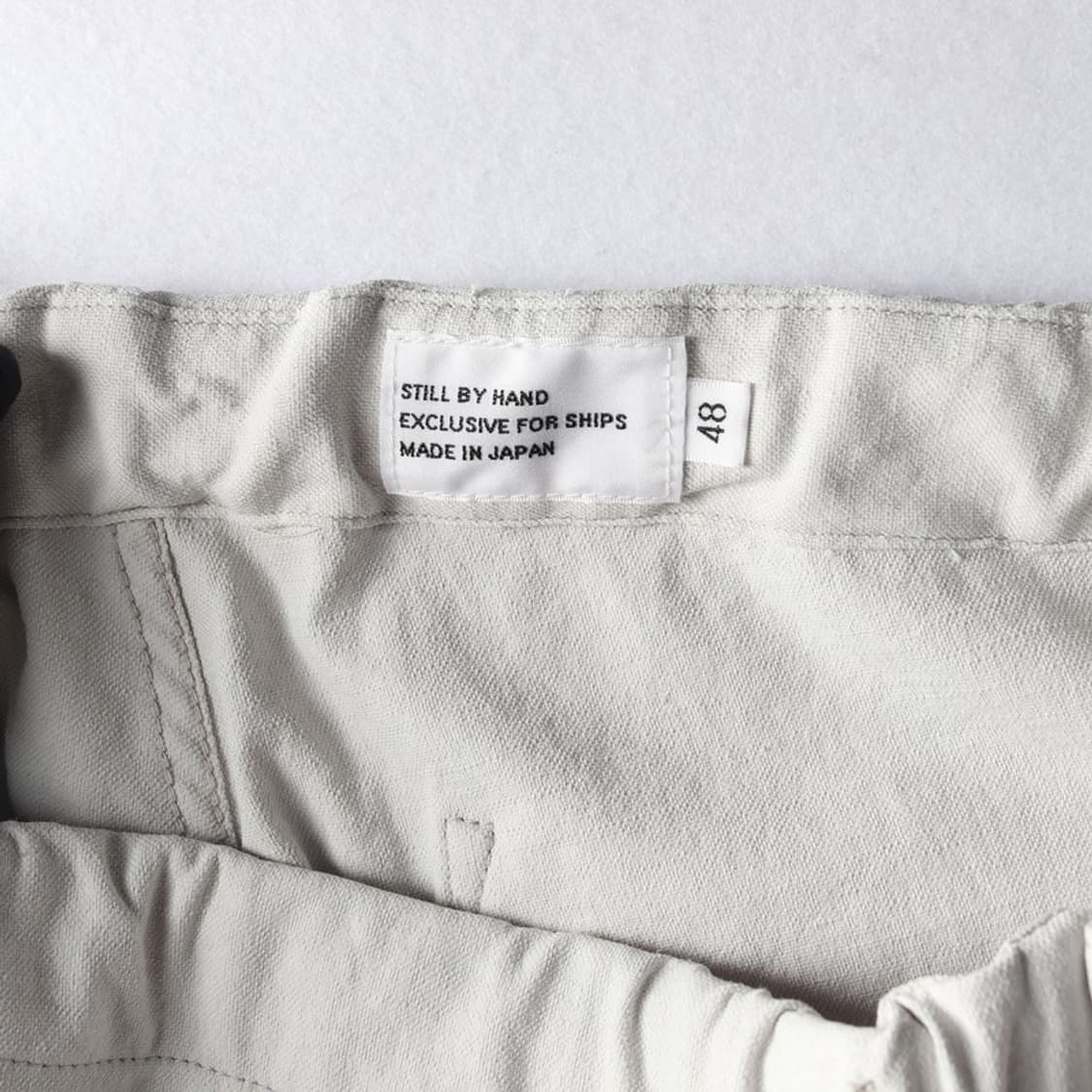 STILL BY HAND 테이퍼드 코튼 팬츠 48 상품이미지6