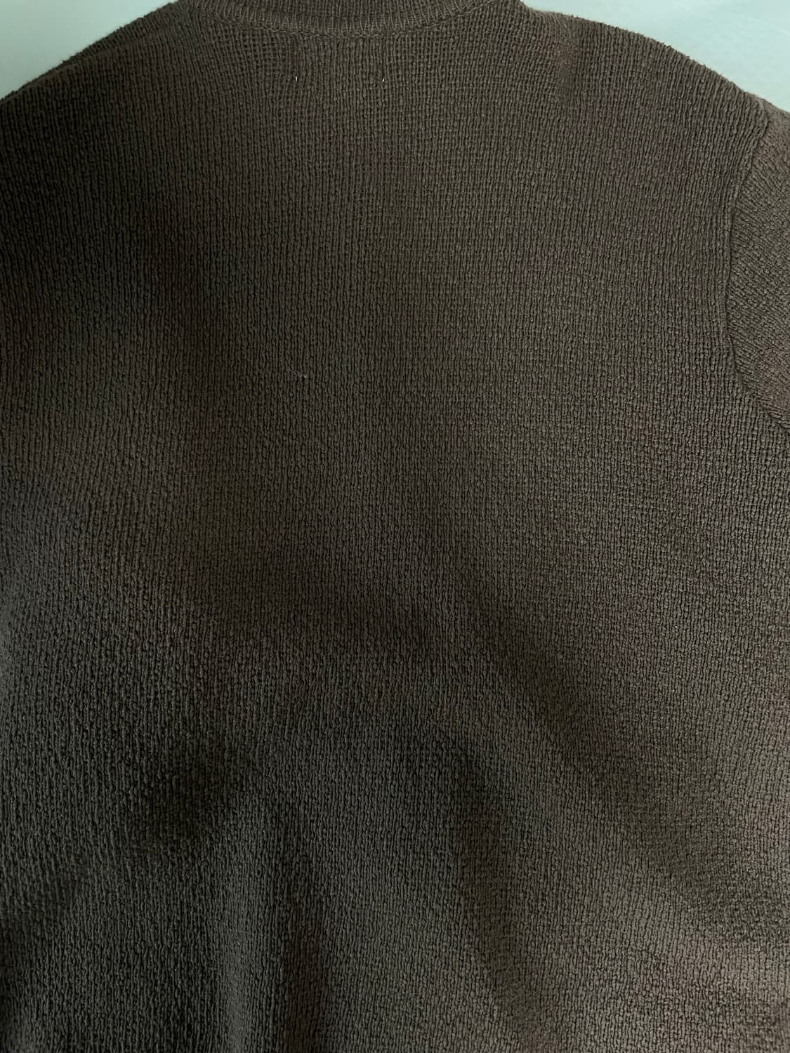 (M)아트이프액츠 부클니트가디건 브라운 상품이미지4