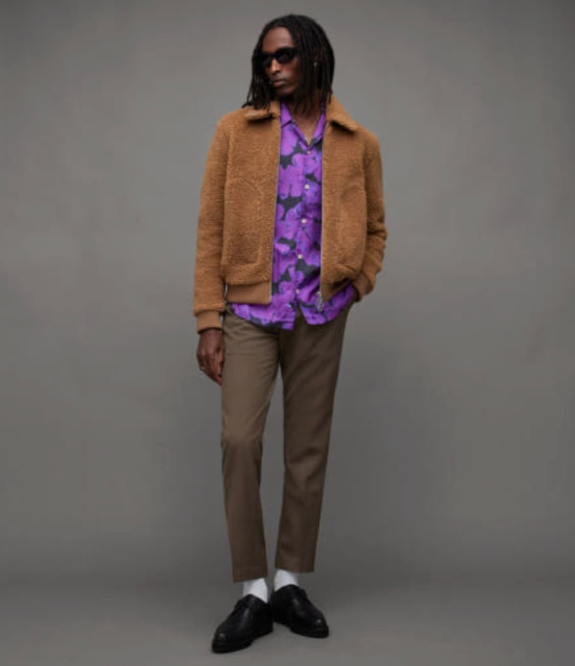 올세인츠 버즈 보머(봄버) 후리스(플리스) 자켓 100사이즈 상품이미지9