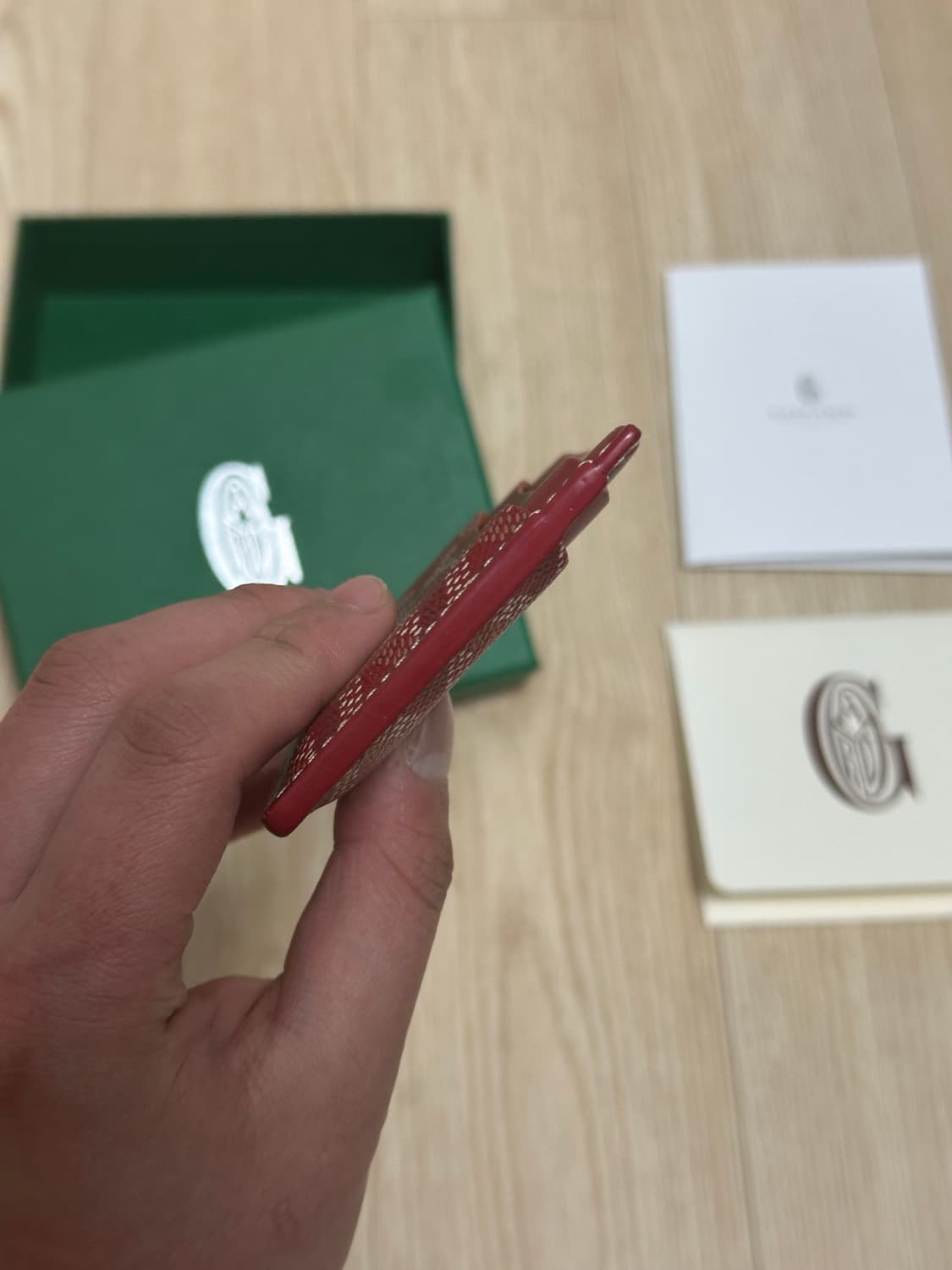 [박스 포함] 고야드 생쉴피스 스페셜컬러 카드지갑 상품이미지3