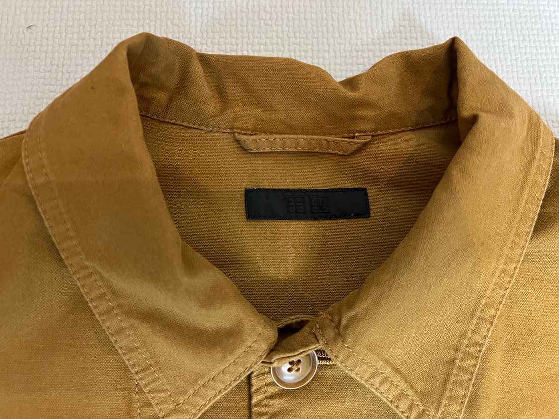 택제거 새제품 - 유니클로 워크 셔츠 자켓(브라운) XL 상품이미지3