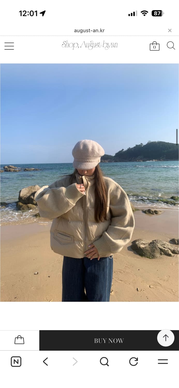 어거스트바이안 핸드메이드 오리털 패딩 상품이미지3