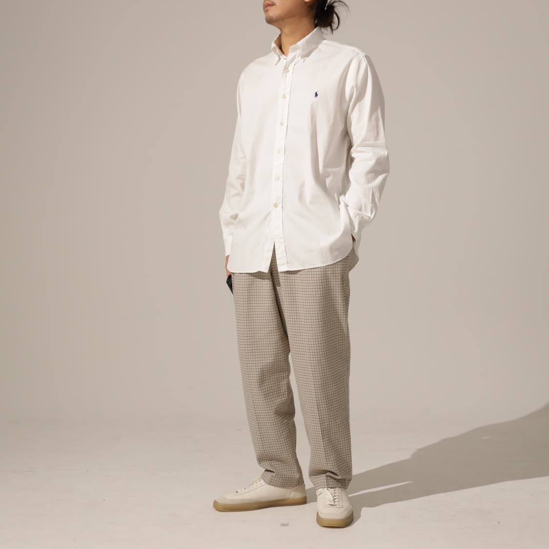 80s LEE 캐주얼 체크패턴 코튼 팬츠 상품이미지7