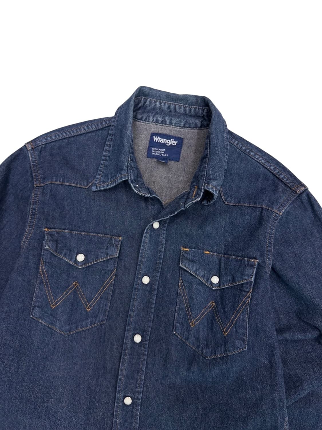 랭글러 샴브레이 청셔츠 (M) 상품이미지3