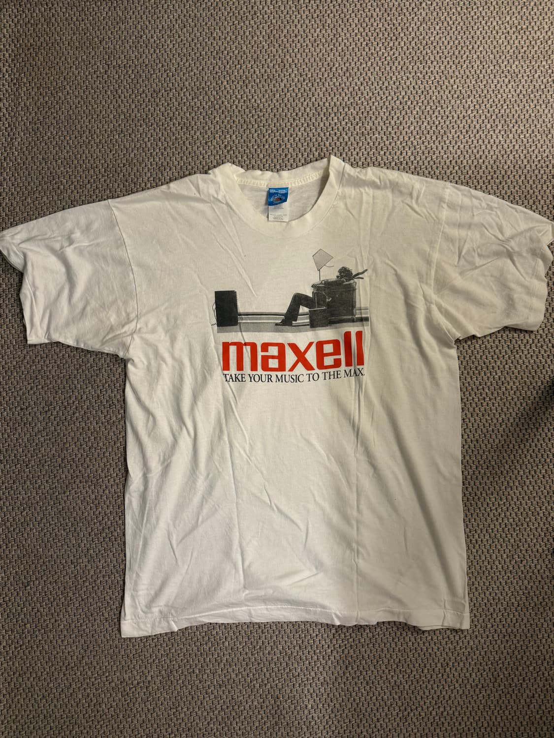 90s maxell 티셔츠 상품이미지1
