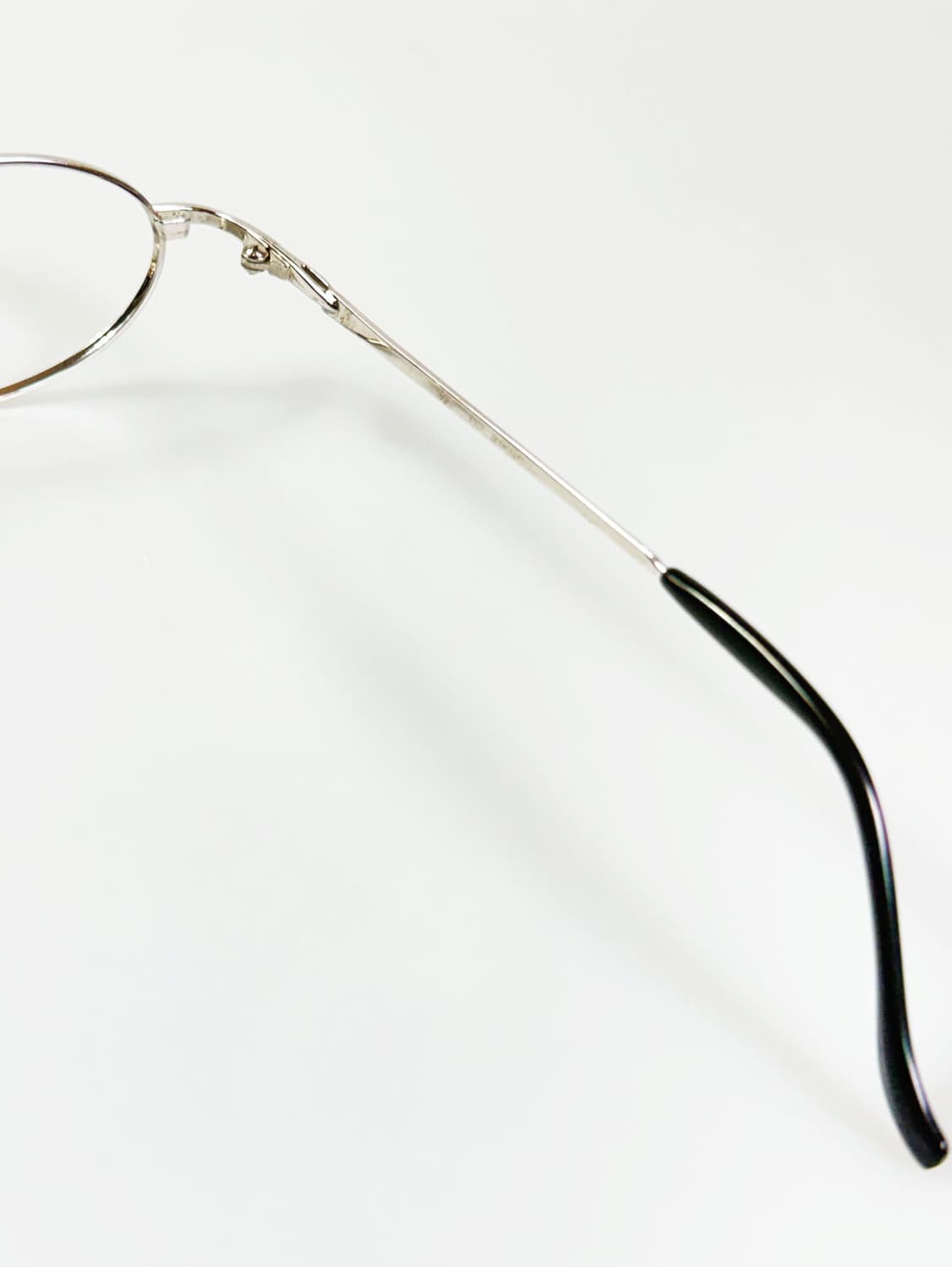 90s GEO 실버 메탈 슬림 오벌 프레임 빈티지 안경 상품이미지6