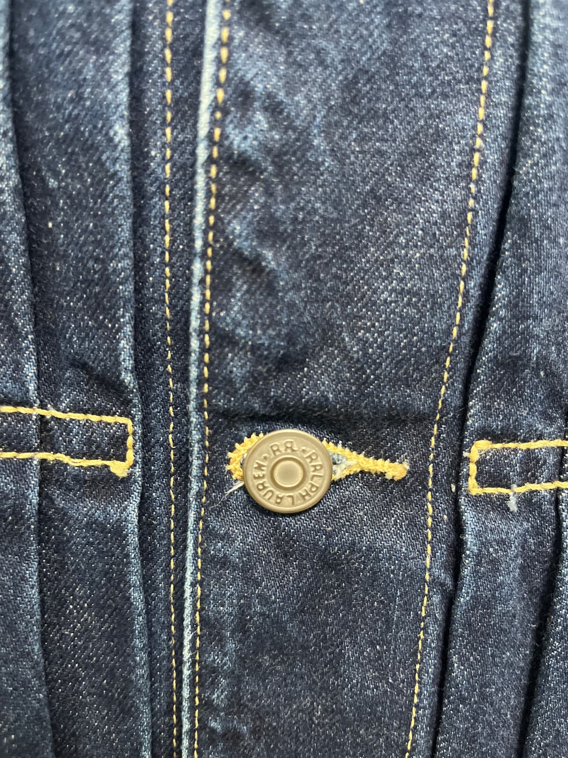 더블알엘 Rrl 506xx 3성 블랙 라벨 90‘s  1세대 데님자켓 상품이미지4