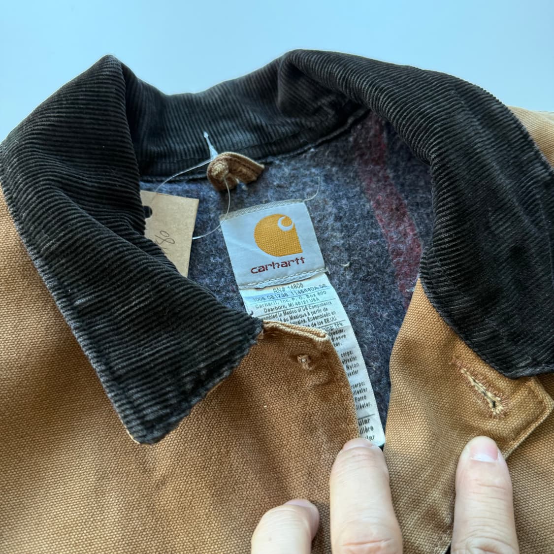 00s 칼하트 덕캔버스 초어 자켓  상품이미지10