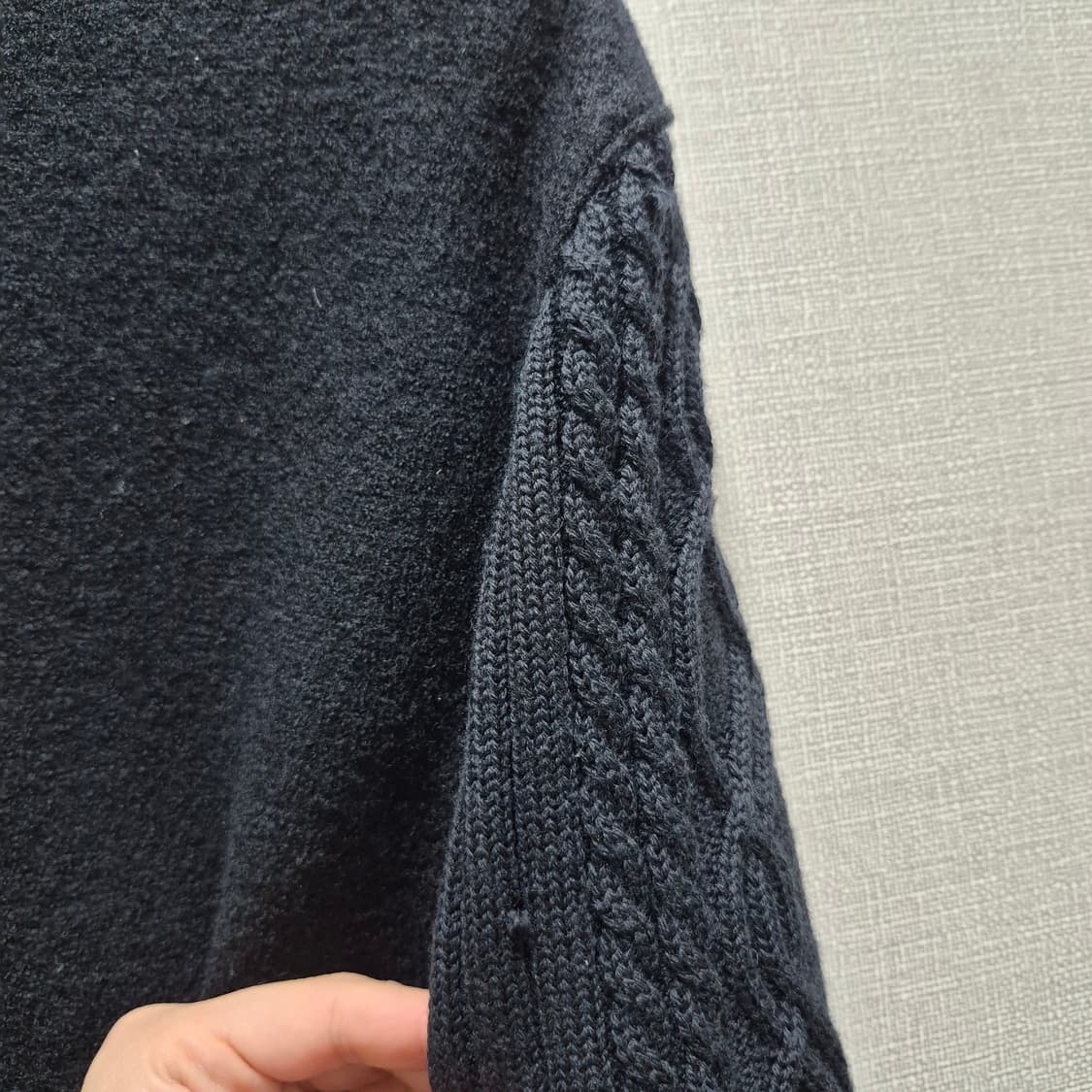 (SM) 세인트제임스 울 니트 하이넥 가디건 상품이미지9