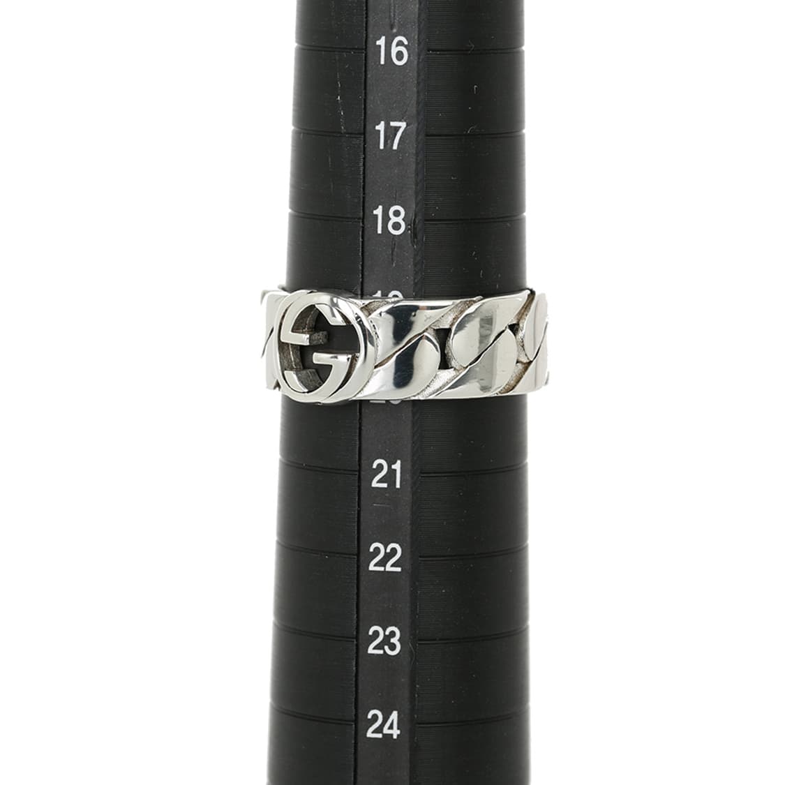 구찌 실버반지 인터로킹 G와이드 링 8MM 실버링 21호 661515 상품이미지9