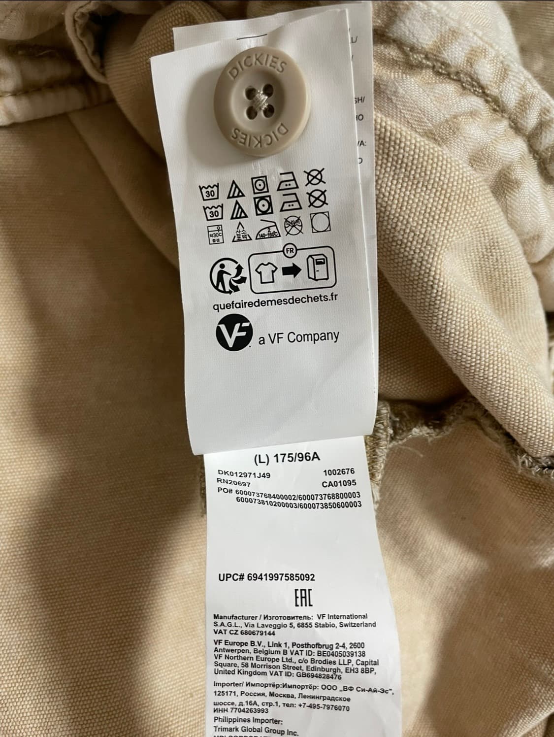 디키즈 워시드 자켓 상품이미지5