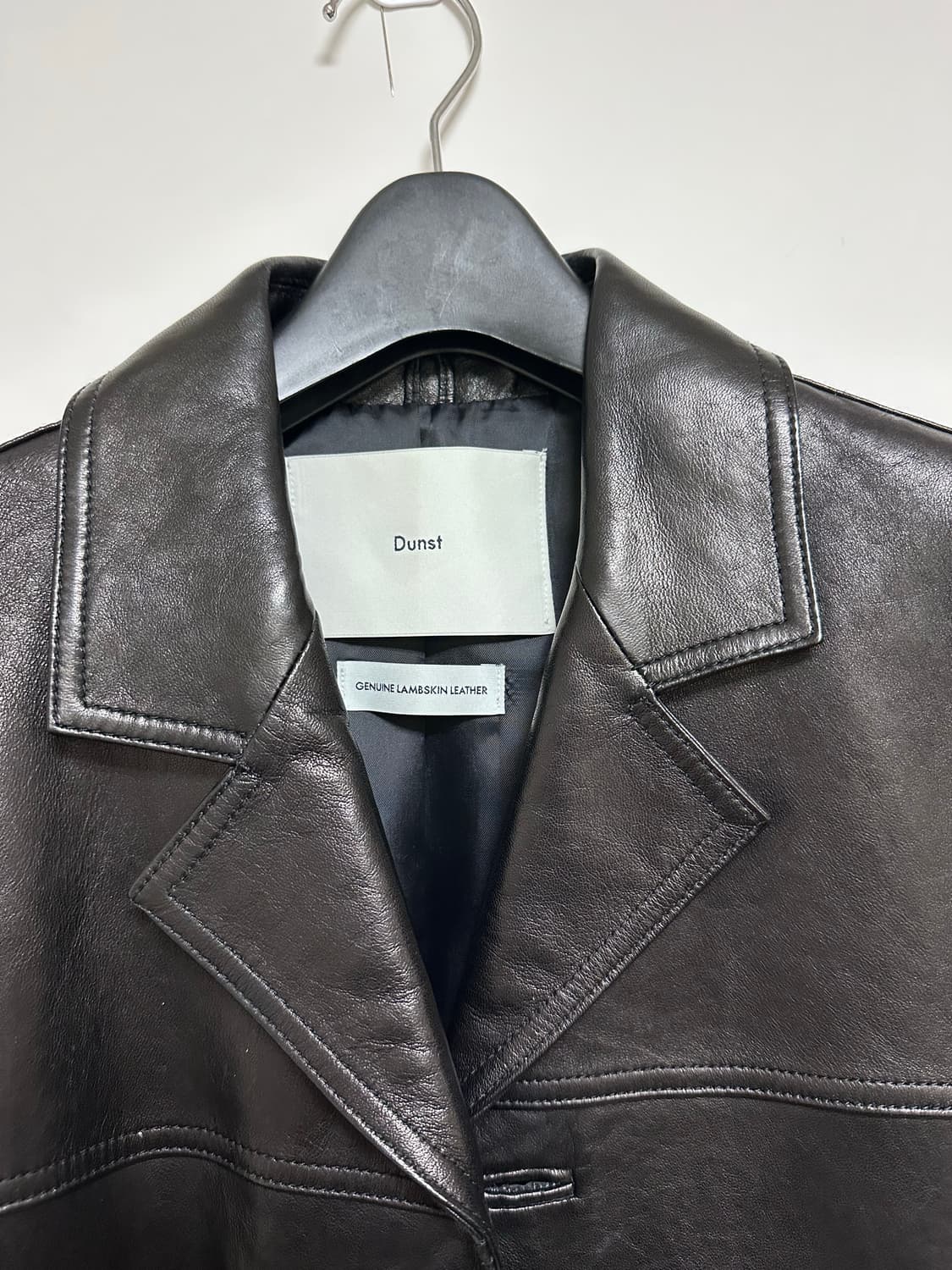 스트 램스킨 레더 하프자켓 정가 55만 상품이미지6