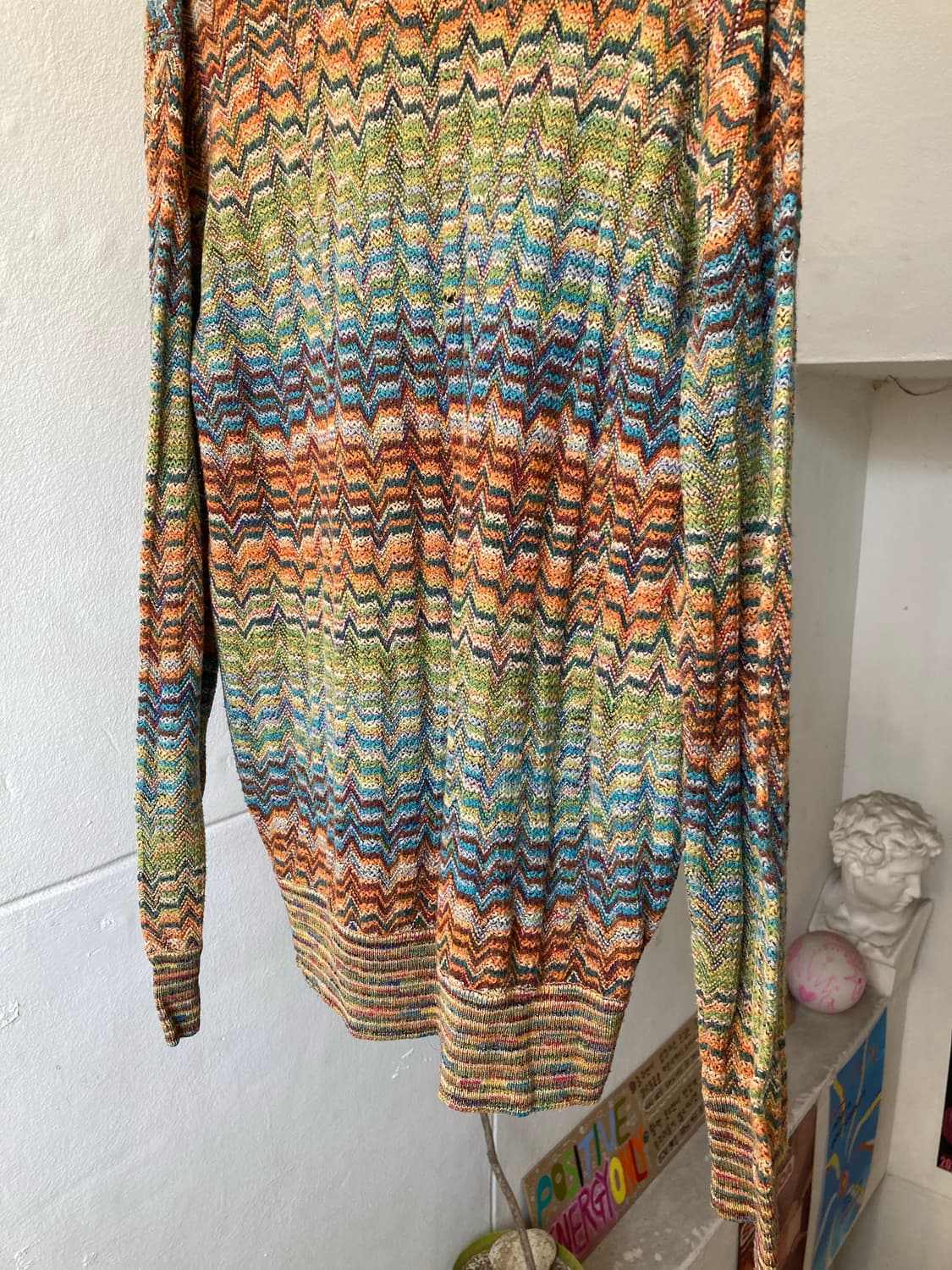 미쏘니st 그런지 패턴 니트 상품이미지7