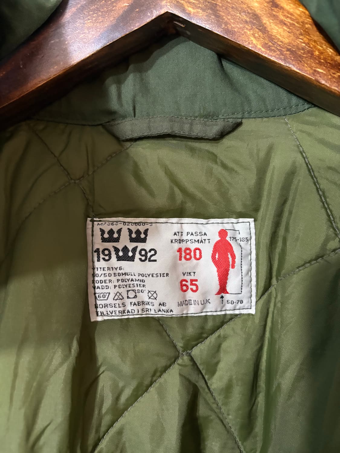 90’s SWEDISH ARMY M-90 PARKA !!  상품이미지4