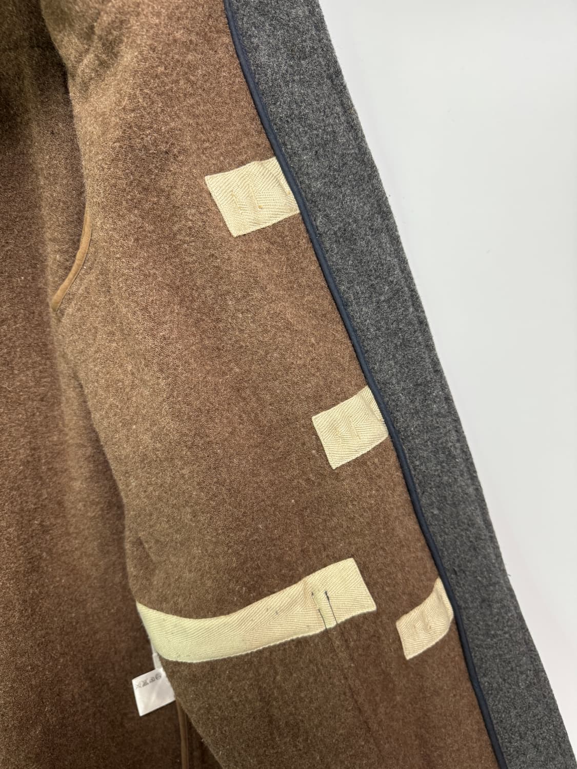 일본 유니클로 그레이 떡볶이 코트 95-100 상품이미지5