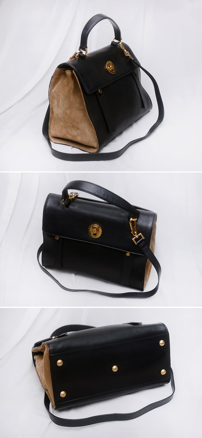 생로랑 (YSL) 삭 뮤즈 투 블랙브라운 2웨이 (토트.숄더.크로스) 상품이미지3