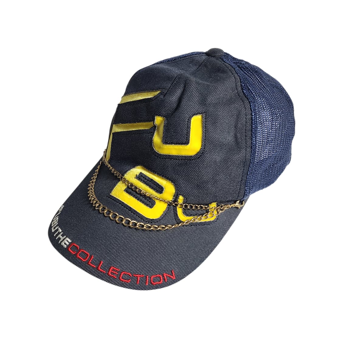 FUBU) 빈티지 푸부 콜렉션 체인 디테일 로고 메쉬캡 상품이미지2