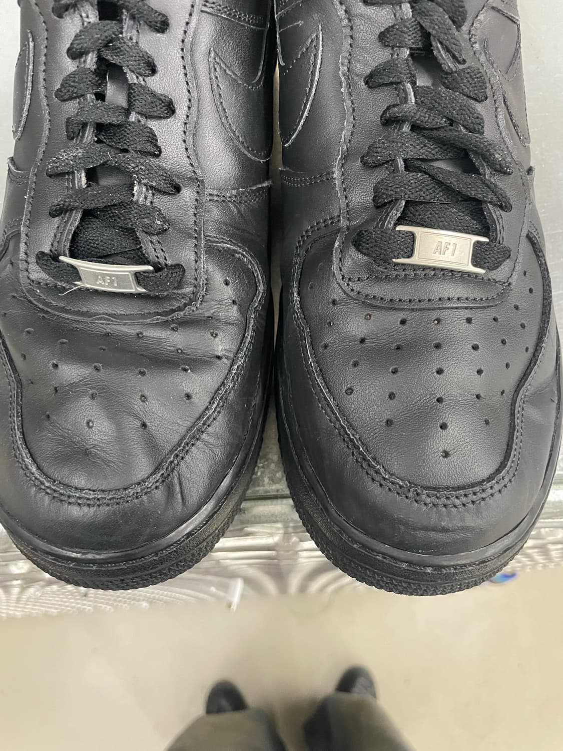 나이키 에어포스1 블랙 275  상품이미지7