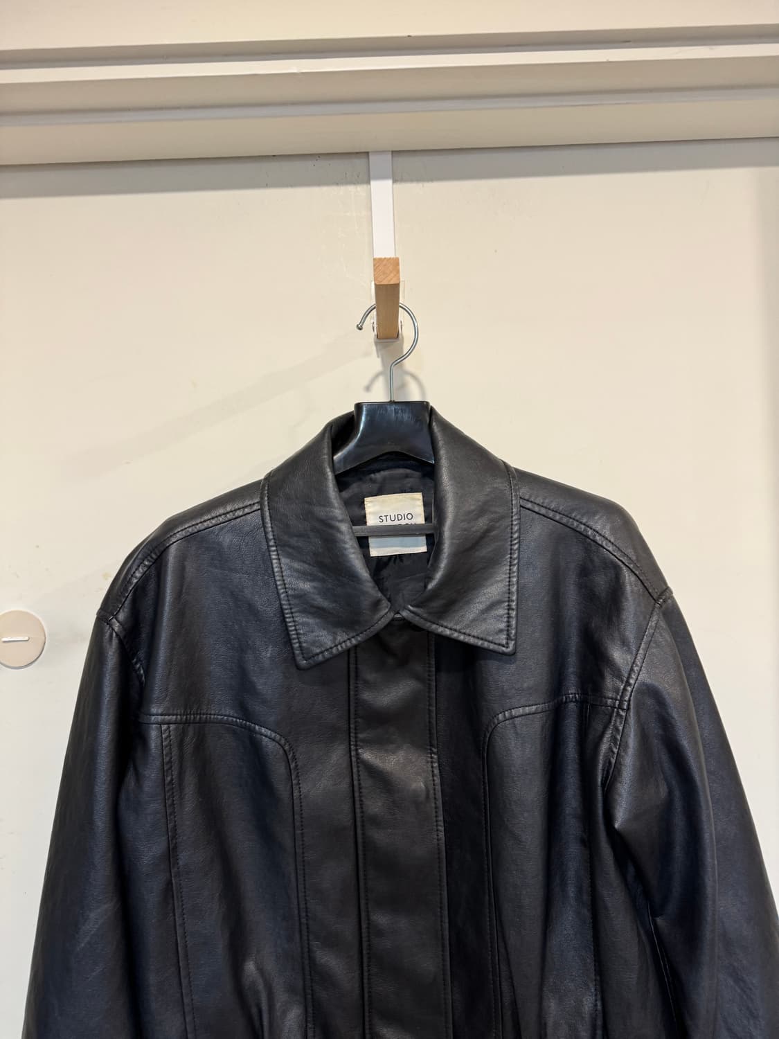 스튜디오톰보이 레더 봄버자켓 상품이미지3