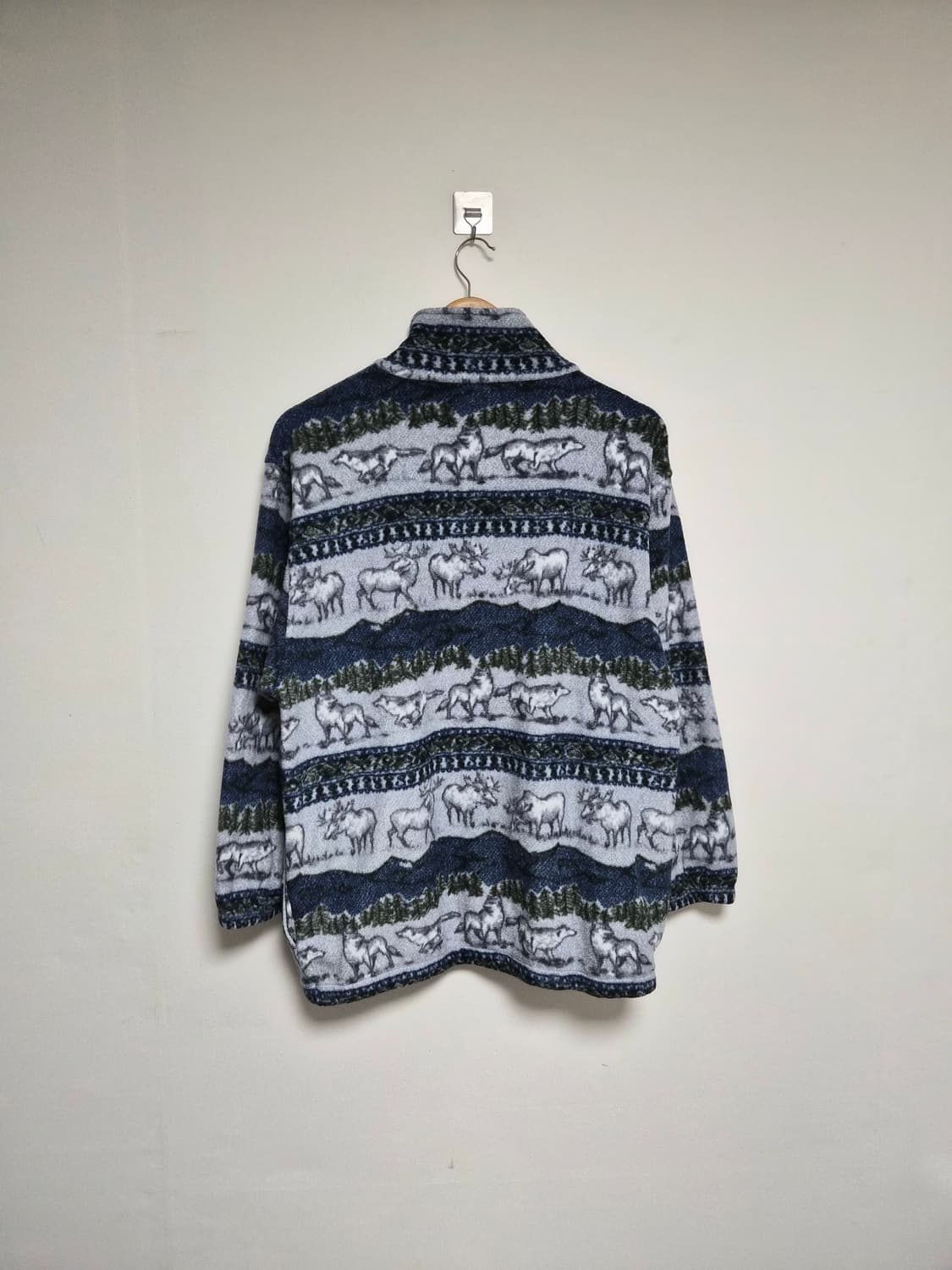 노썬겟어웨이 미국빈티지 북극패턴 후리스 자켓 L사이즈 - J65 상품이미지2