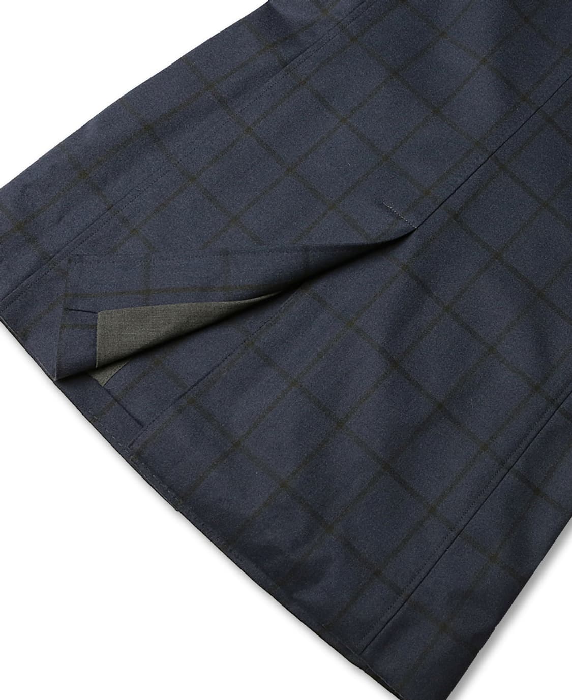 블루 에 그리지오 [Blu e Grigio] 울 체크 재패니즈 맥코트 상품이미지4