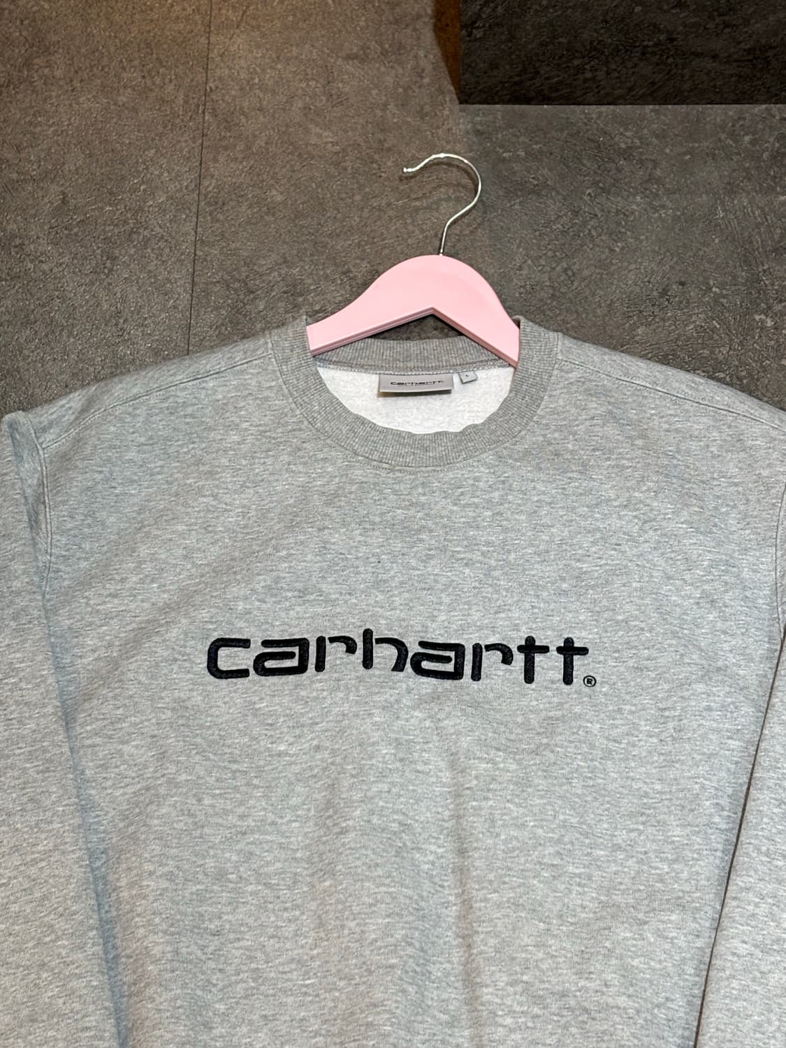 칼하트 WIP 맨투맨 그레이 L사이즈 상품이미지4