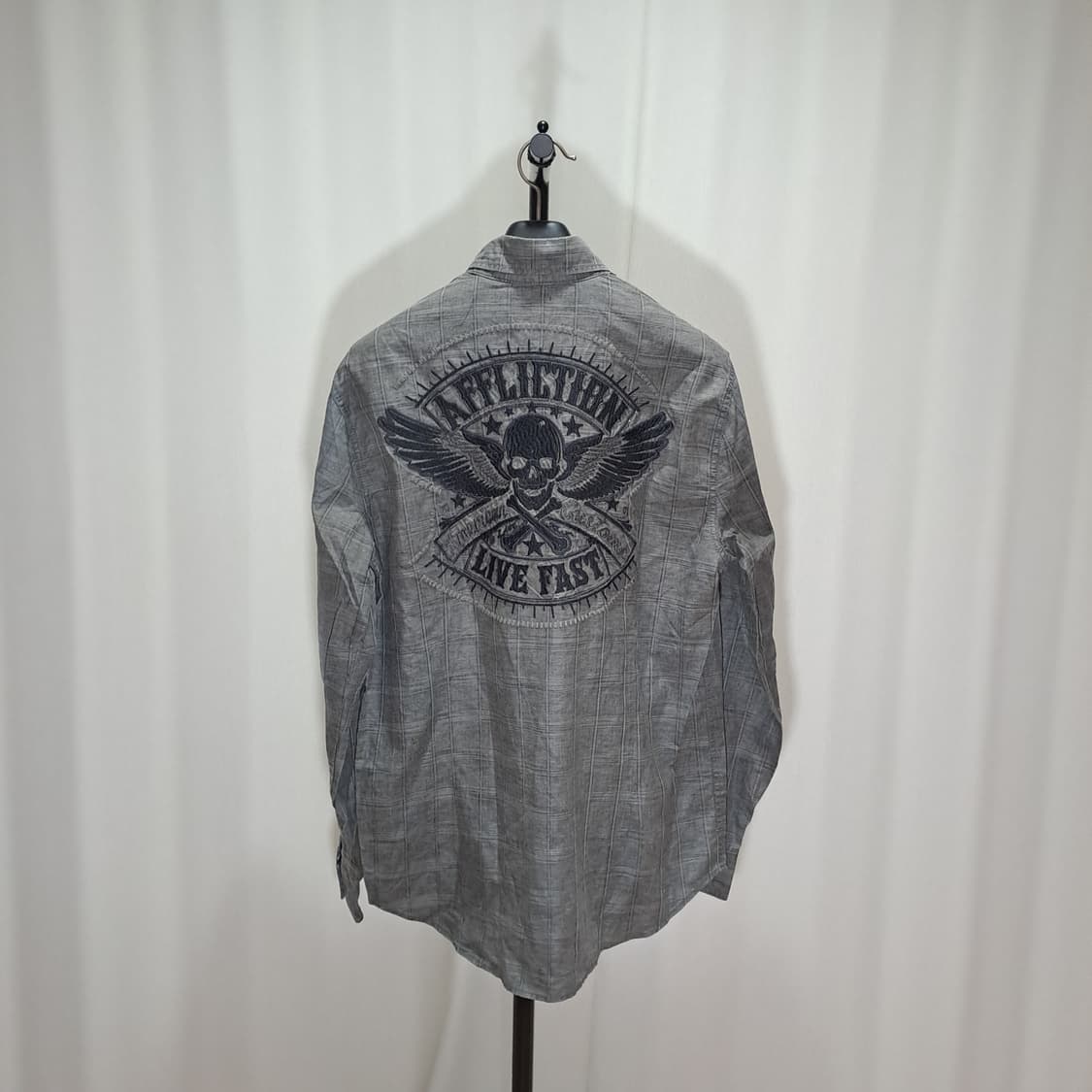 (택포) Affliction 해골윙 자수 어플릭션 셔츠 B530 상품이미지1