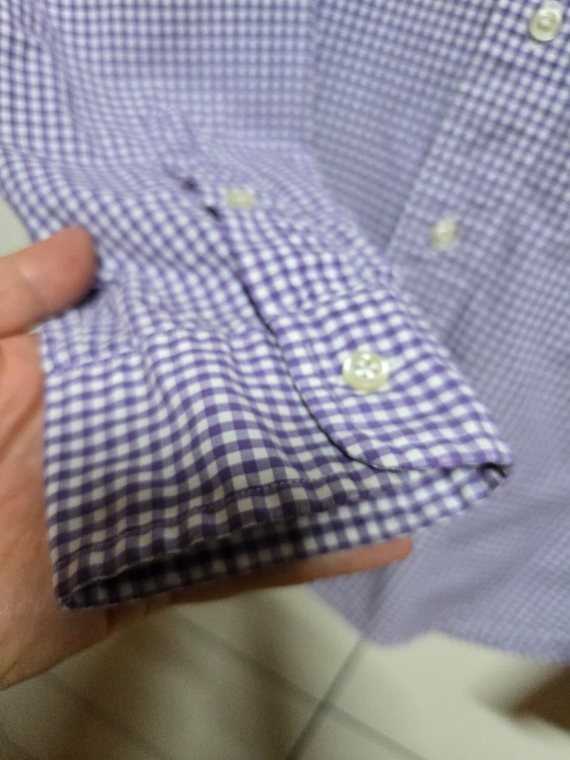 폴로 랄프로렌 남성 커스텀핏 체크 셔츠 상품이미지4